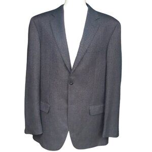 Pal Zileri Concept SZ 44L Charcoal Grey Hopscloth Sport Jacket Blazer